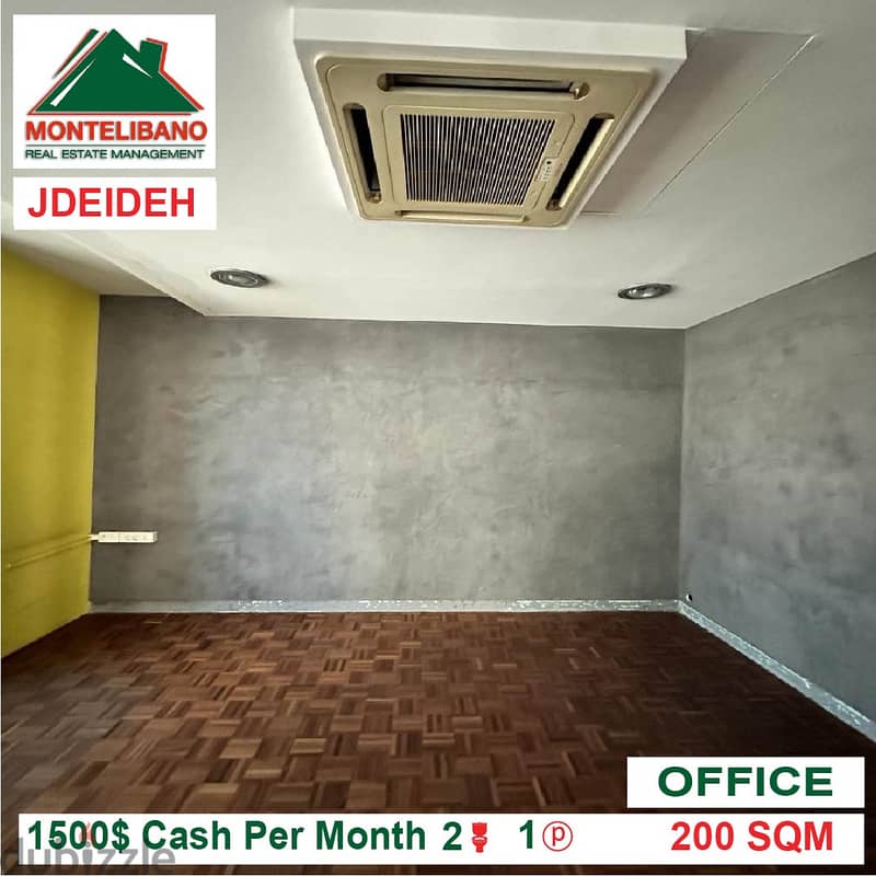 1500$!! Office for rent located in Jdeideh 2