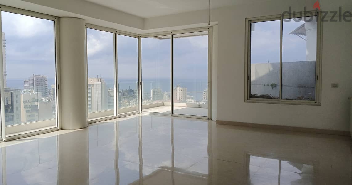 245 SQM Prime Location Apartment in Achrafieh with City & Sea View 0