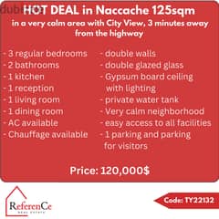 Amazing Apartment for Sale in Naccache شقة رائعة للبيع بالنقاش 0