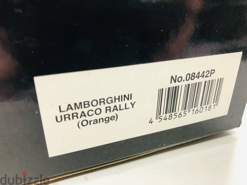 1/18 diecast Lamborghini Urraco Rally UNUSED NEW IN BOX by Kyosho 7