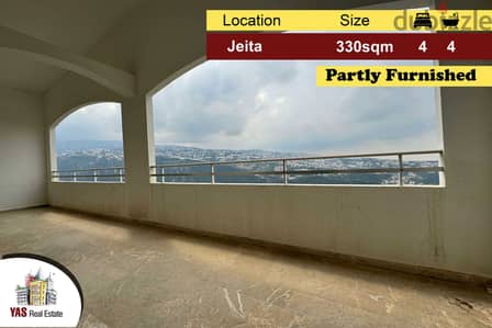 Jeita 330m2 | Panoramic View | Partly Furnished | Well Lighted | EL |