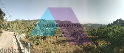 A 950 m2 land having an open mountain view for sale in Kfarzebian