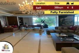 Saifi Village 350m2 | Super Luxurious | Furnished | Decorated | PA | 0