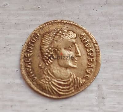 Byzantine Valentianius I Gold coin weight 4.45 grams year 364 AD