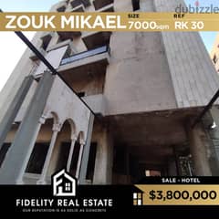 Hotel for sale in Zouk Mikael RK30 0