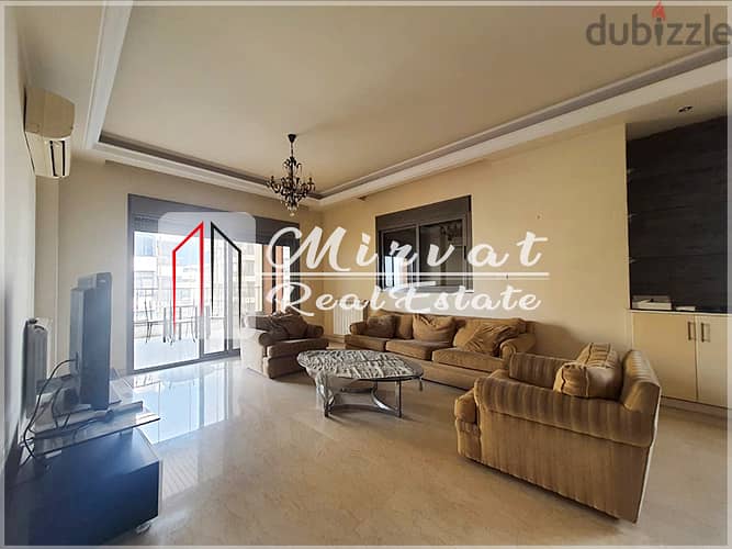 Large Balcony|180sqm Apartment For Sale Sin El Fil 280,000$ 8