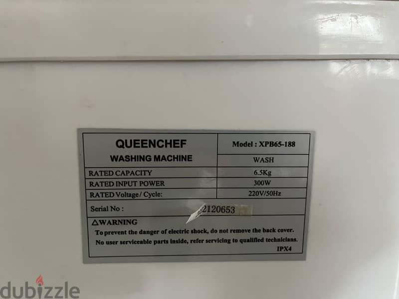 Queen Chef washing machine 1
