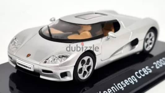 Koenigsegg CC8S (2002) diecast car model 1;43.