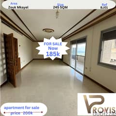 Apartment for sale in Zouk Mikael- شقة للبيع في ذوق مكايل