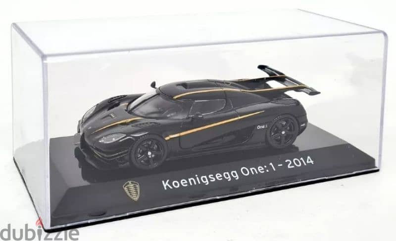 Koenigsegg One-1 (2014) diecast car model 1;43. 4