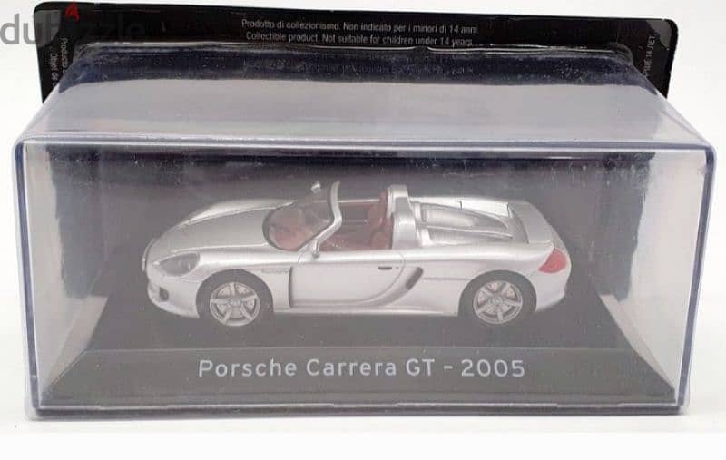Porsche Carrera GT (2005) diecast car model 1;43. 2