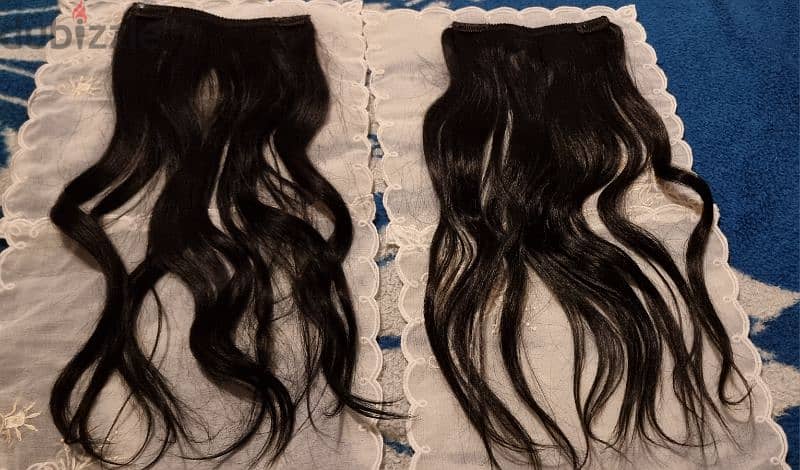100% real hair extension 2