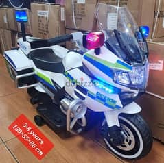 electric motorcycle police 12volt big size . led lights. usb. aux