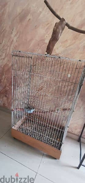 large parrot or bird cage قفص ببغاء أو طير كبير 0