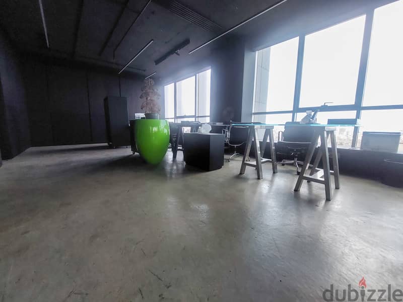130 SQM Furnished Office in Bauchrieh with Panoramic City View 2