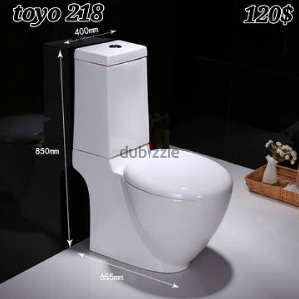 bathroom toilet seats كرسي حمام قطعة وحدة  TOYO 9