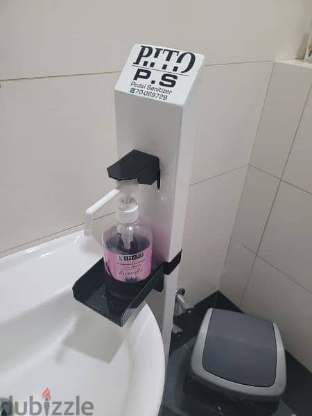 Soap - Sanitizer Pedal Dispenser - Foot mechanism - 3