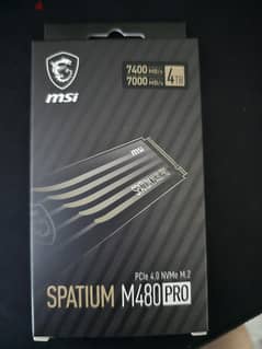 MSI Spatium M480 Pro 4 TB PCIe 4.0 M. 2 NVMe