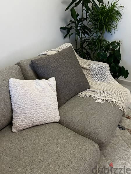 L shaped feather couch 3