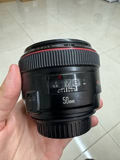 for sale 50 1.2 canon ef verry clean lens