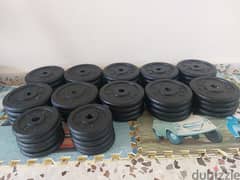 5 kg and 2.5 kg plates