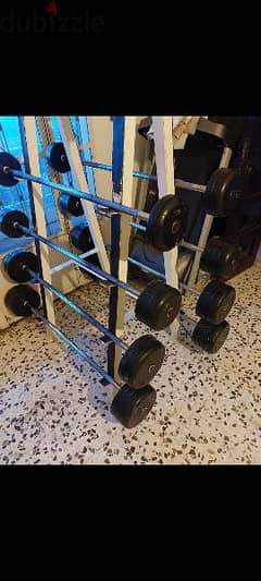 Serie barbells from 10kg to 40kg