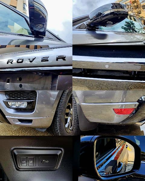 Range Rover Sport DYNAMIC V8 4WD 2016 FULL+HEAD UP DISPLAY  شبه جديد 7