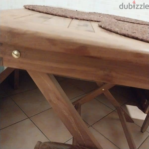 teak wood kitchen  table 1