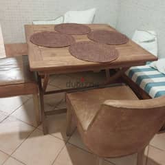 teak wood kitchen  table 0
