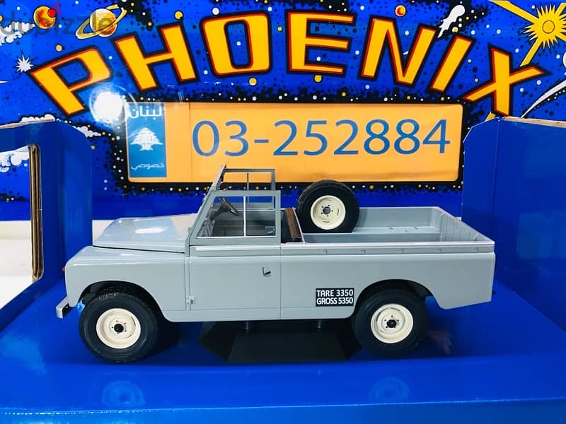 1/18 diecast Land Rover GREY Series 2 Pickup D109 NEW IN BOX 4