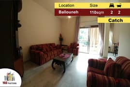 Ballouneh 110m2 | Well Maintained | Private street | Catch | MY |