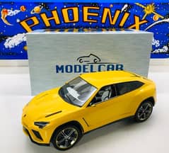 1/18 diecast Lamborghini Urus Mettalic Yellow NEW IN BOX. By Modelcar