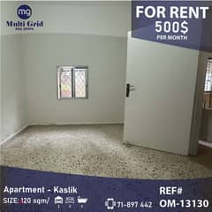 Apartment for Rent in Kaslik, OM-13130, شقة للإيجار في الكسليك