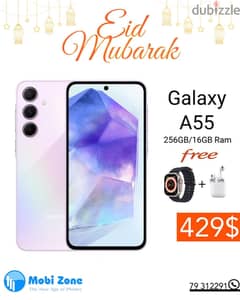 Samsung Galaxy A55 5G With free Airpods and Smartwatch 0