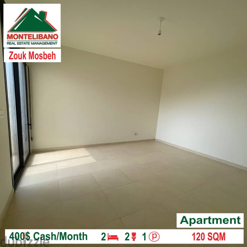 Apartment for rent in Zouk Mosbeh!!! 3