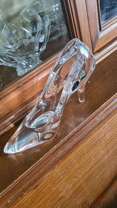Bohemian crystal cinderella slipper