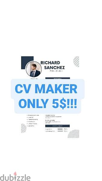 CV Maker 5$ 0