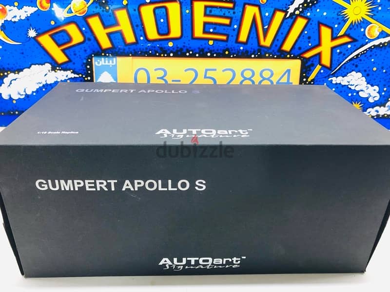 1/18 diecast Autoart Signature Gumpert Apollo S. Black Hyper Car BOXED 5