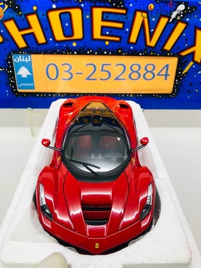 1/18 diecast Elite New in box.  La Ferrari (Trinity) Rosso corsa