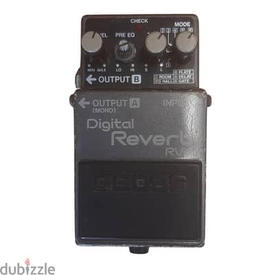 Boss RV-2 Digital Reverb Pedal