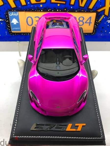 1/18 diecast RARE McLaren 675 LT Flash Pink (LIMITED 25 PIECES) 1