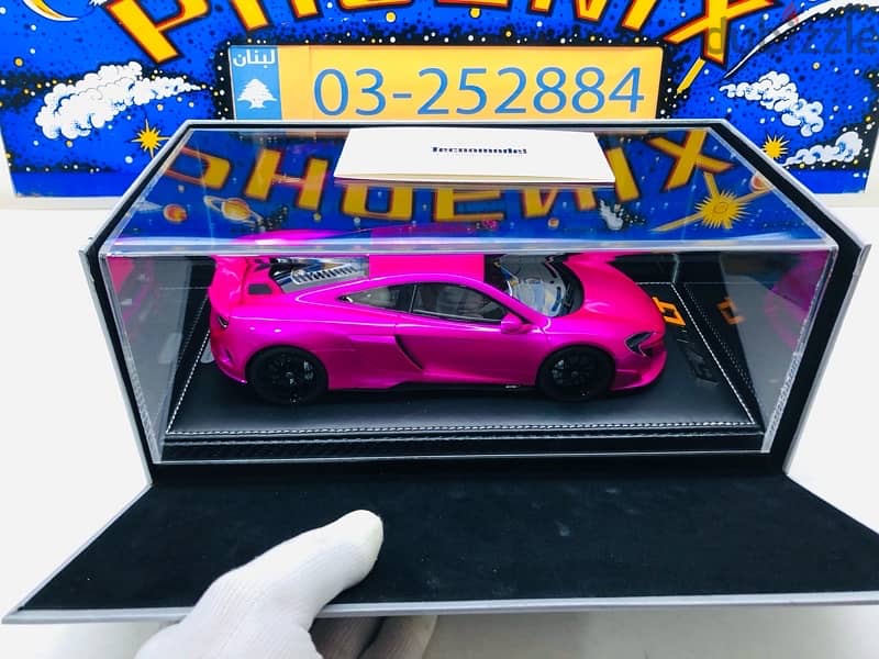 1/18 diecast RARE McLaren 675 LT Flash Pink (LIMITED 25 PIECES) 4