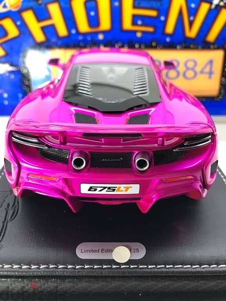 1/18 diecast RARE McLaren 675 LT Flash Pink (LIMITED 25 PIECES) 7