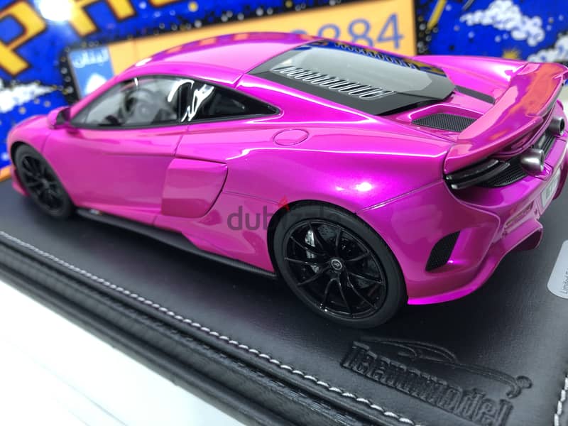 1/18 diecast RARE McLaren 675 LT Flash Pink (LIMITED 25 PIECES) 8