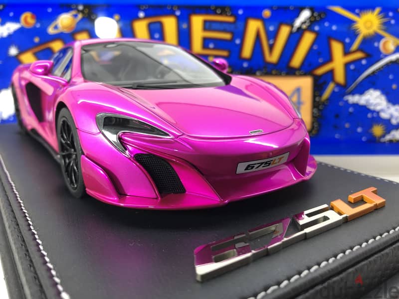 1/18 diecast RARE McLaren 675 LT Flash Pink (LIMITED 25 PIECES) 11