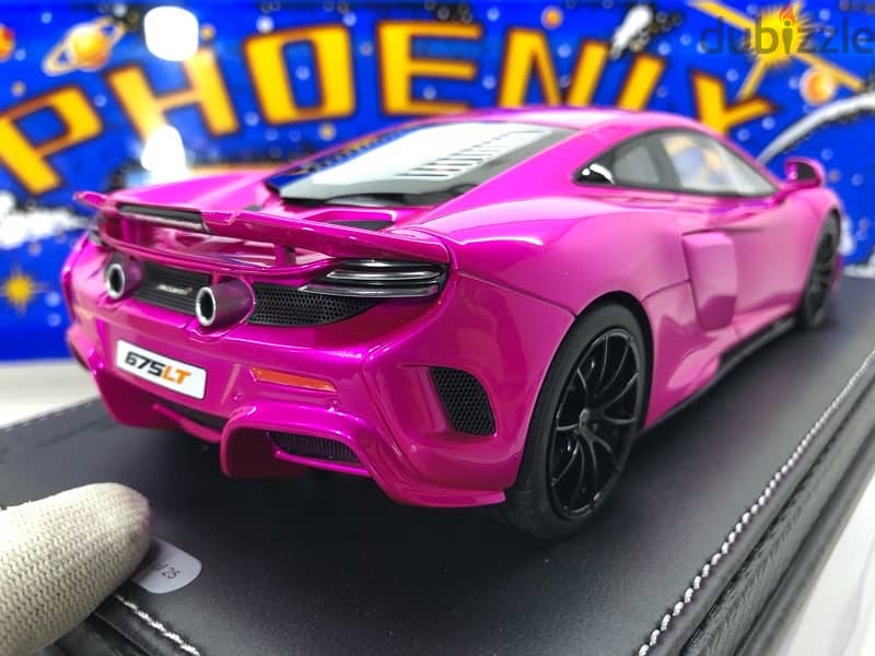 1/18 diecast RARE McLaren 675 LT Flash Pink (LIMITED 25 PIECES) 12