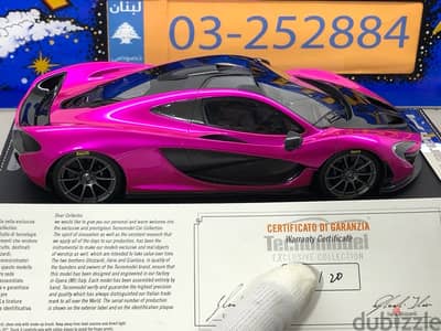 1/18 diecast  McLaren P1 RARE Flash Pink Metal (LIMITED 20 PIECES)