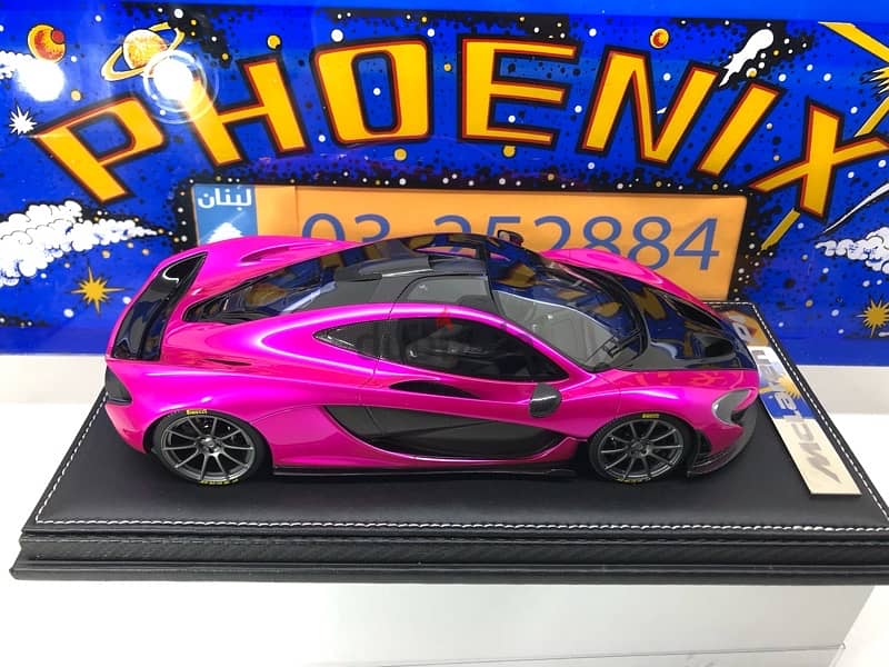 1/18 diecast  McLaren P1 RARE Flash Pink Metal (LIMITED 20 PIECES) 1