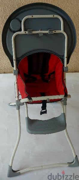 Bébé Doux High Chair (Red) - Like New 3