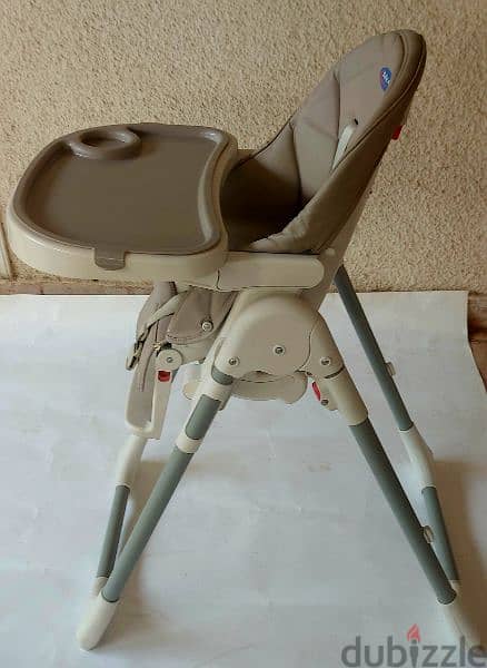Bébé Doux High Chair (Grey) - Like New 2
